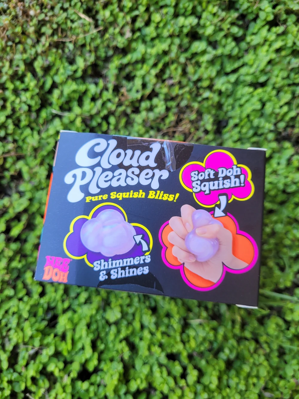 Nee Doh Cloud Pleaser Squish Toy - Purple and Pink
